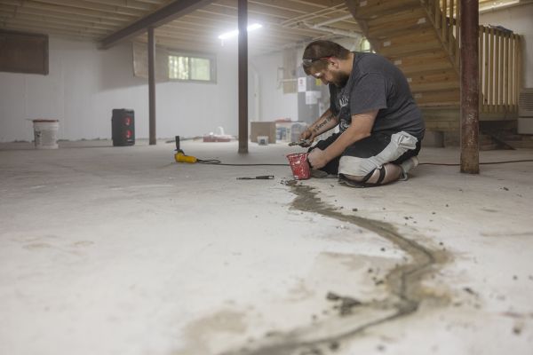 Concrete Floor Repair in Cedar Rapids