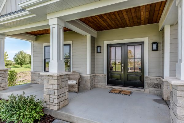 Front Entrance Concrete Repair in Cedar Rapids